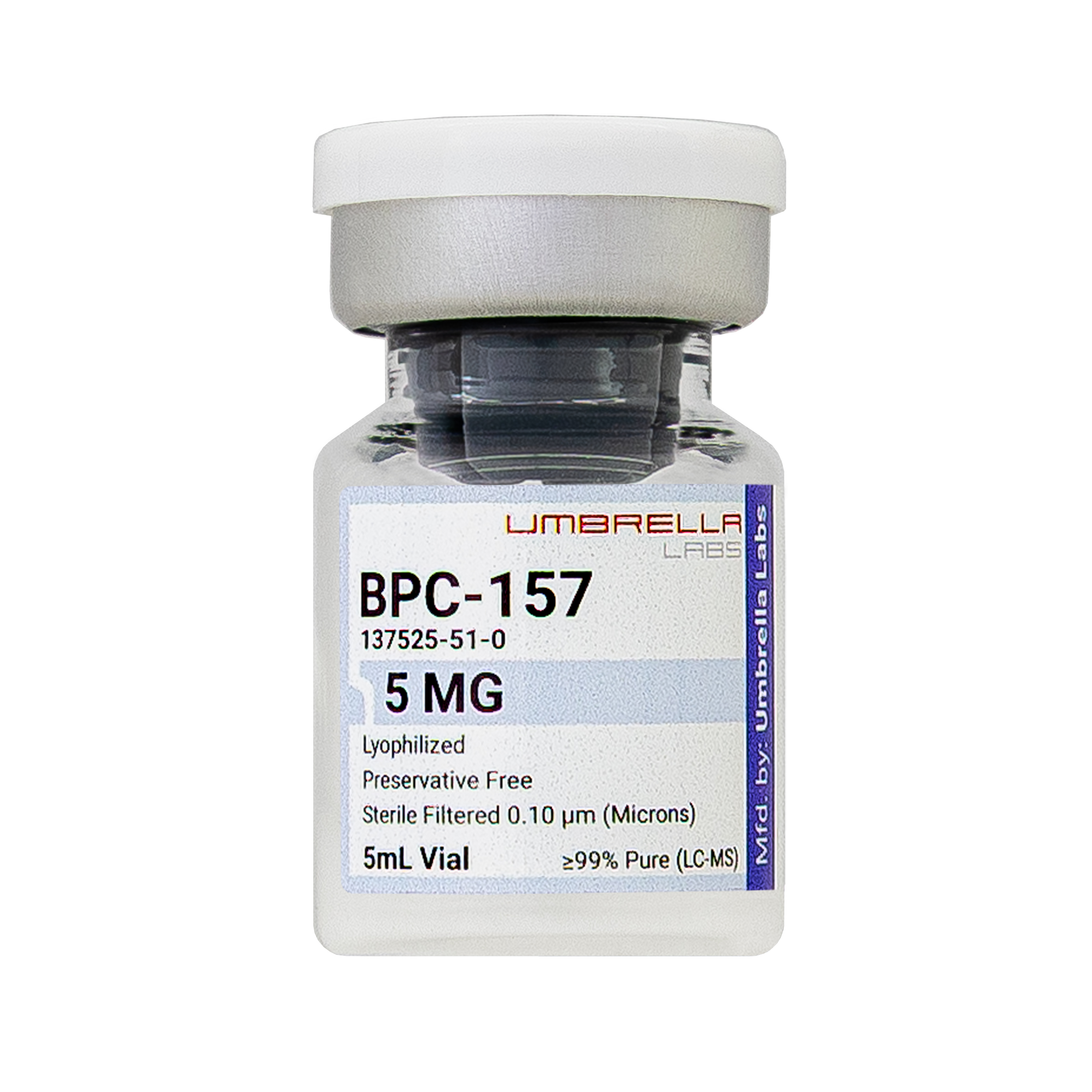 BPC-157 peptide vial from Umbrella Labs