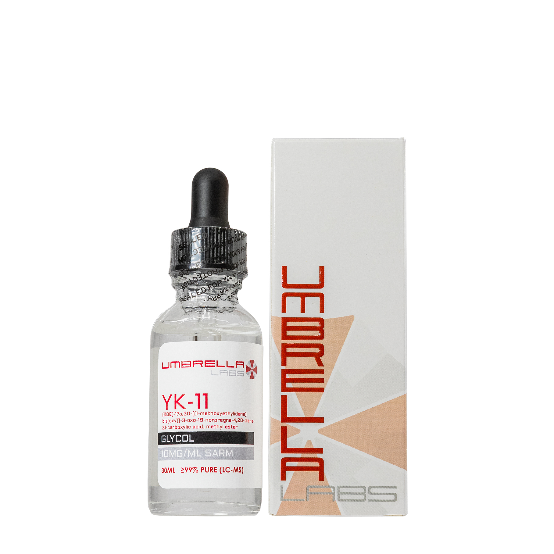 YK11 SARM – 10MG/ML – 30ML/60ML BOTTLE - Polyethylene Glycol (Original) / 30 Millilitres (1oz)