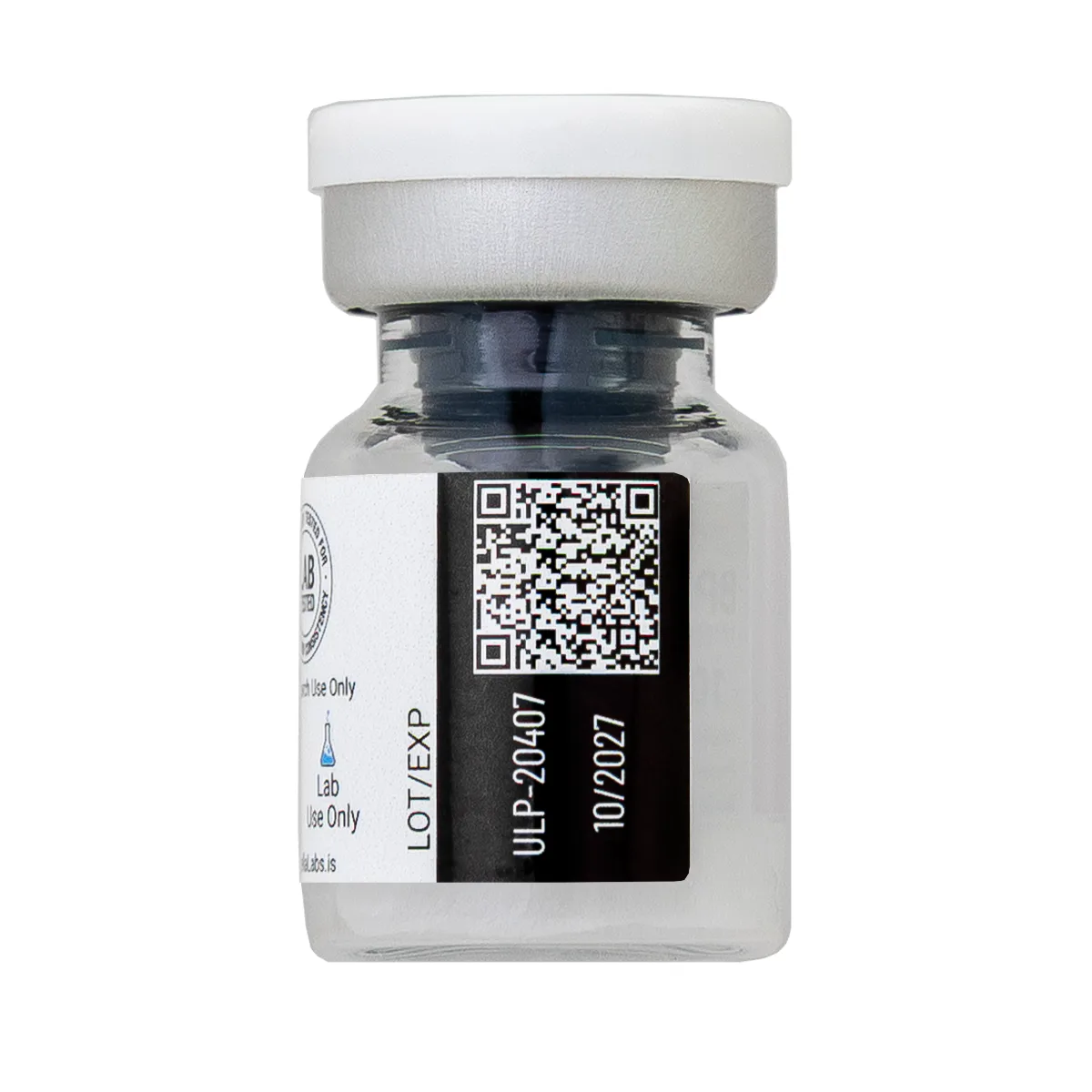 BPC-157 peptide vial 8 BPC-157 peptide vial from Umbrella Labs, view 8