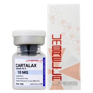 Cartalax peptide vial from Umbrella Labs