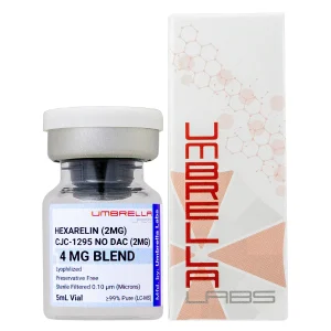 CJC-1295 and hexarelin peptide blend from Umbrella Labs