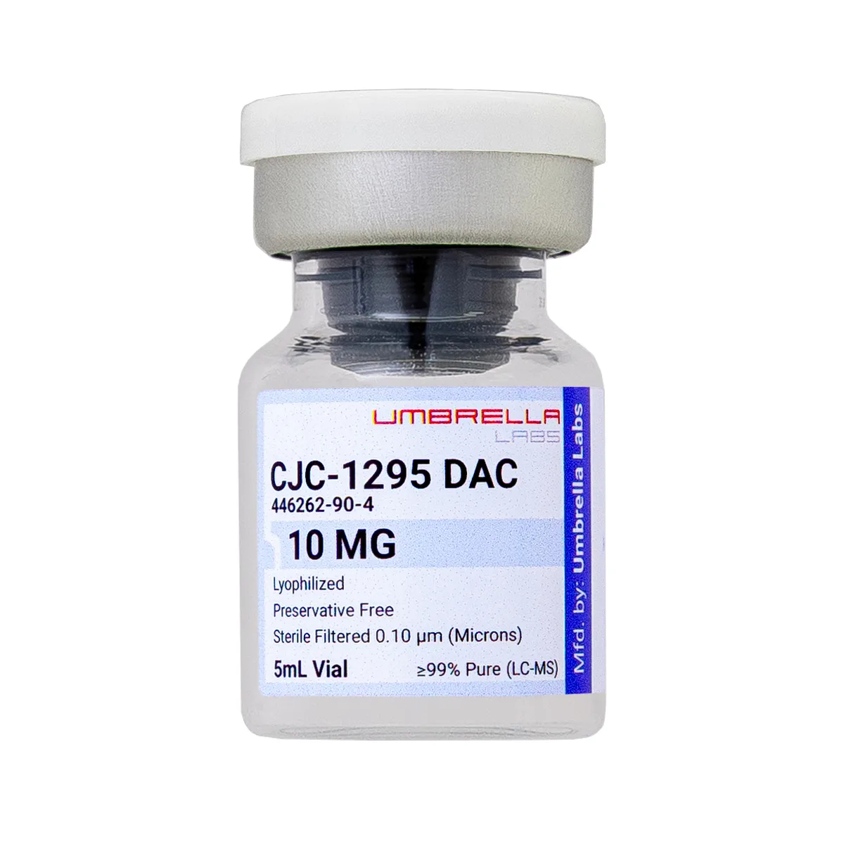 CJC-1295 DAC peptide vial 3 CJC-1295 DAC peptide vial from Umbrella Labs, view 3