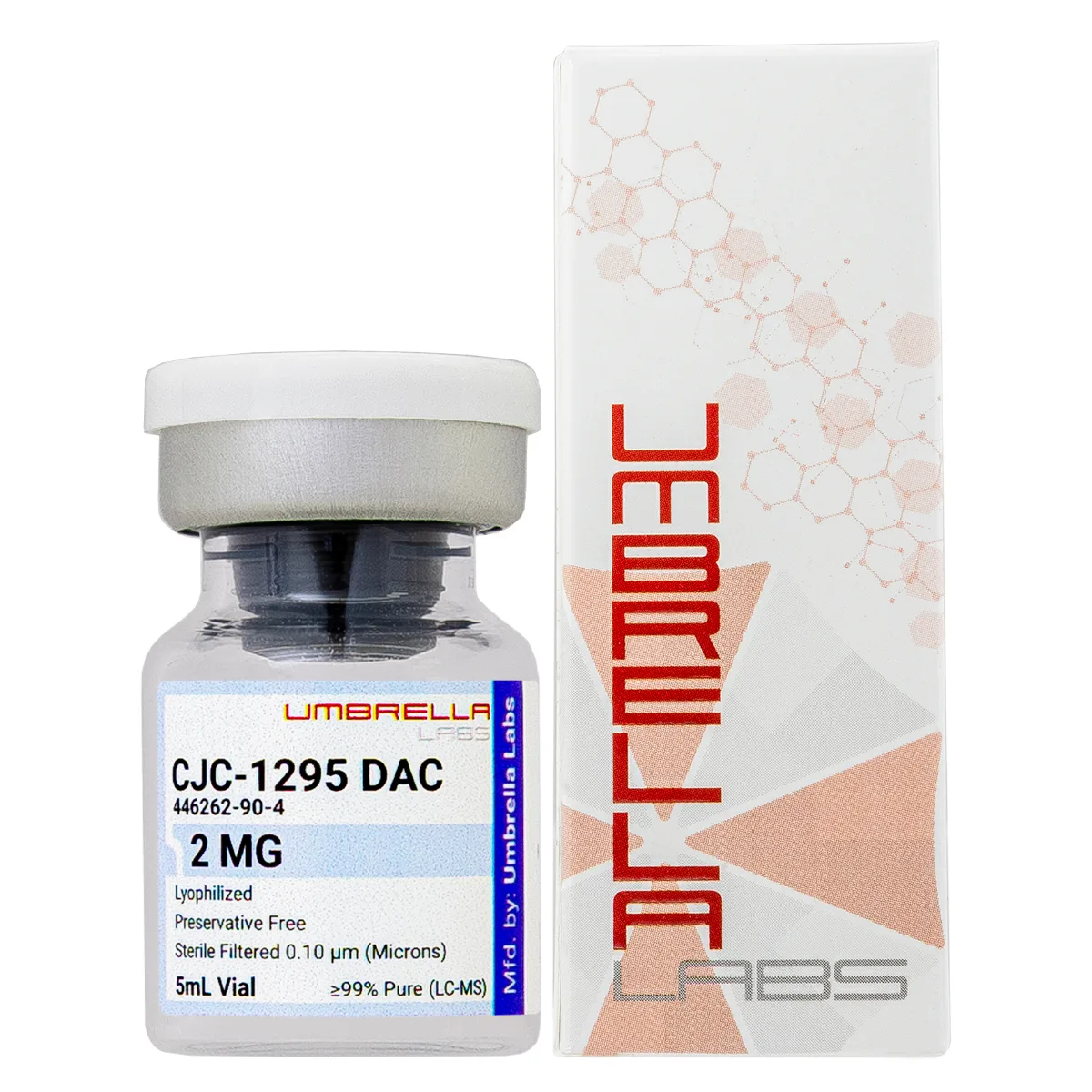CJC-1295 DAC peptide vial 9 CJC-1295 DAC peptide vial from Umbrella Labs, view 9