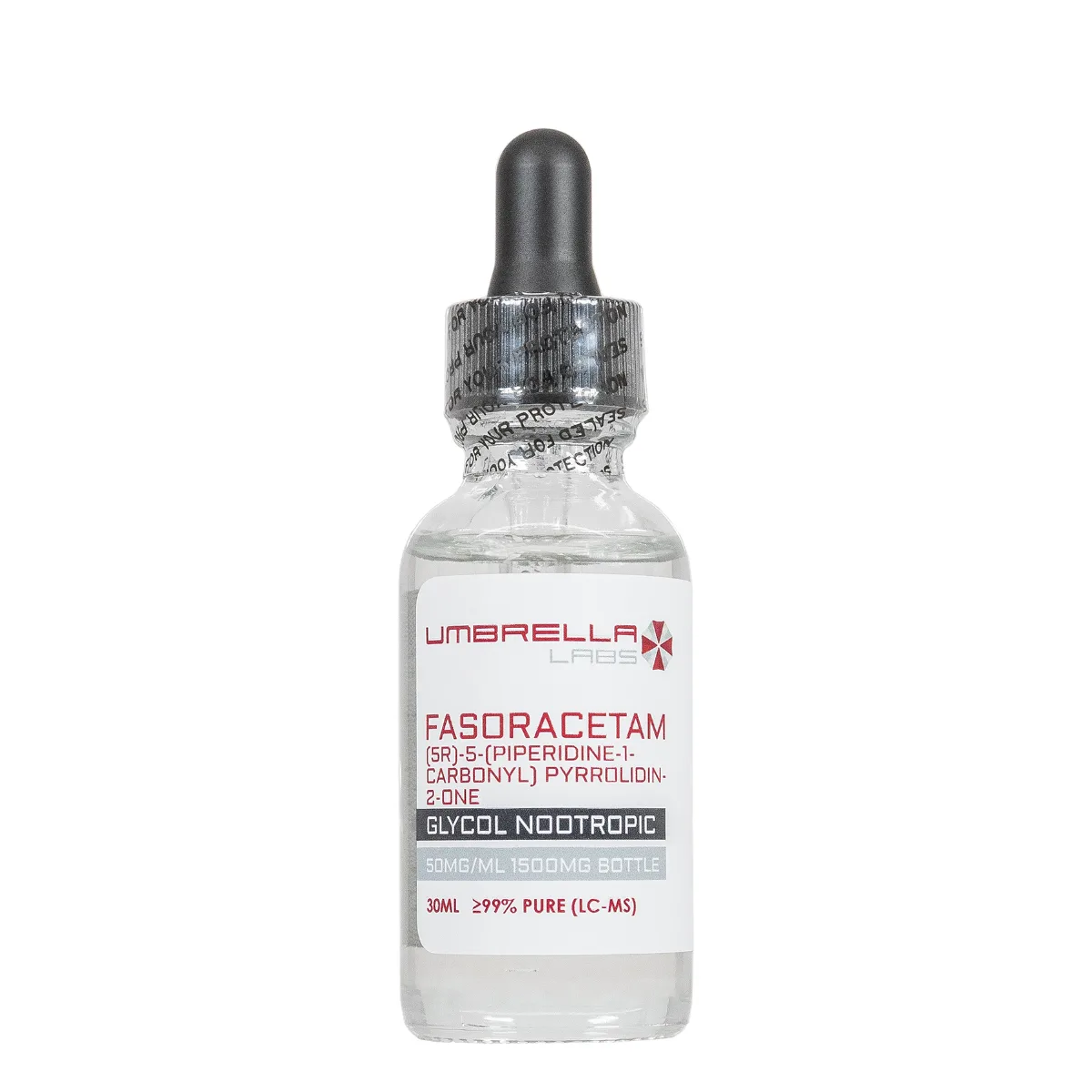 Fasoracetam liquid, 50mg/mL 2 Fasoracetam liquid from Umbrella Labs, view 3