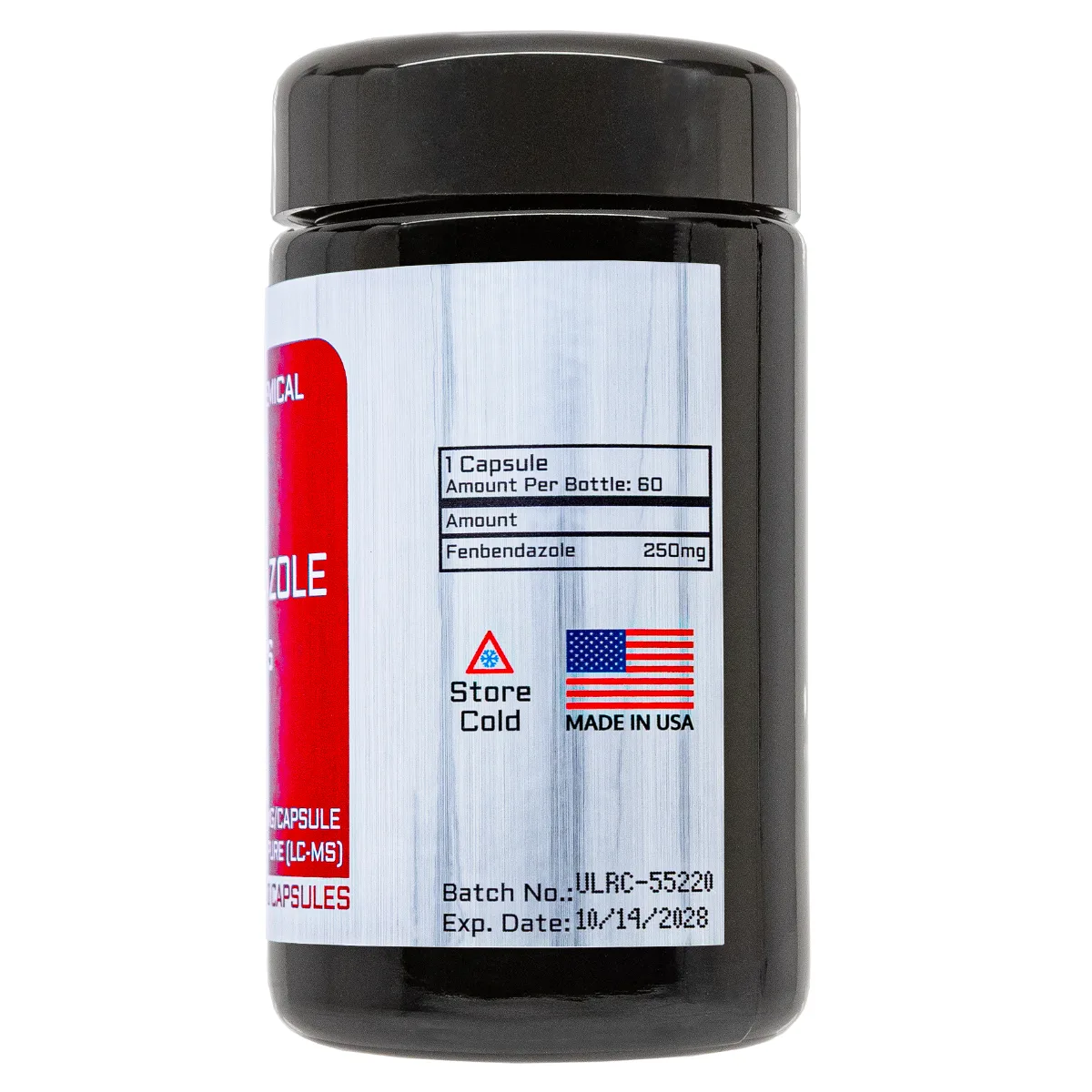 Fenbendazole capsules, 60 x 250mg 3 Fenbendazole capsules from Umbrella Labs, view 3
