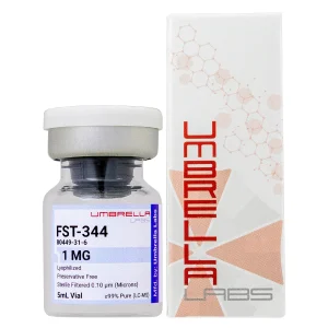 Follistatin 344 peptide vial from Umbrella Labs