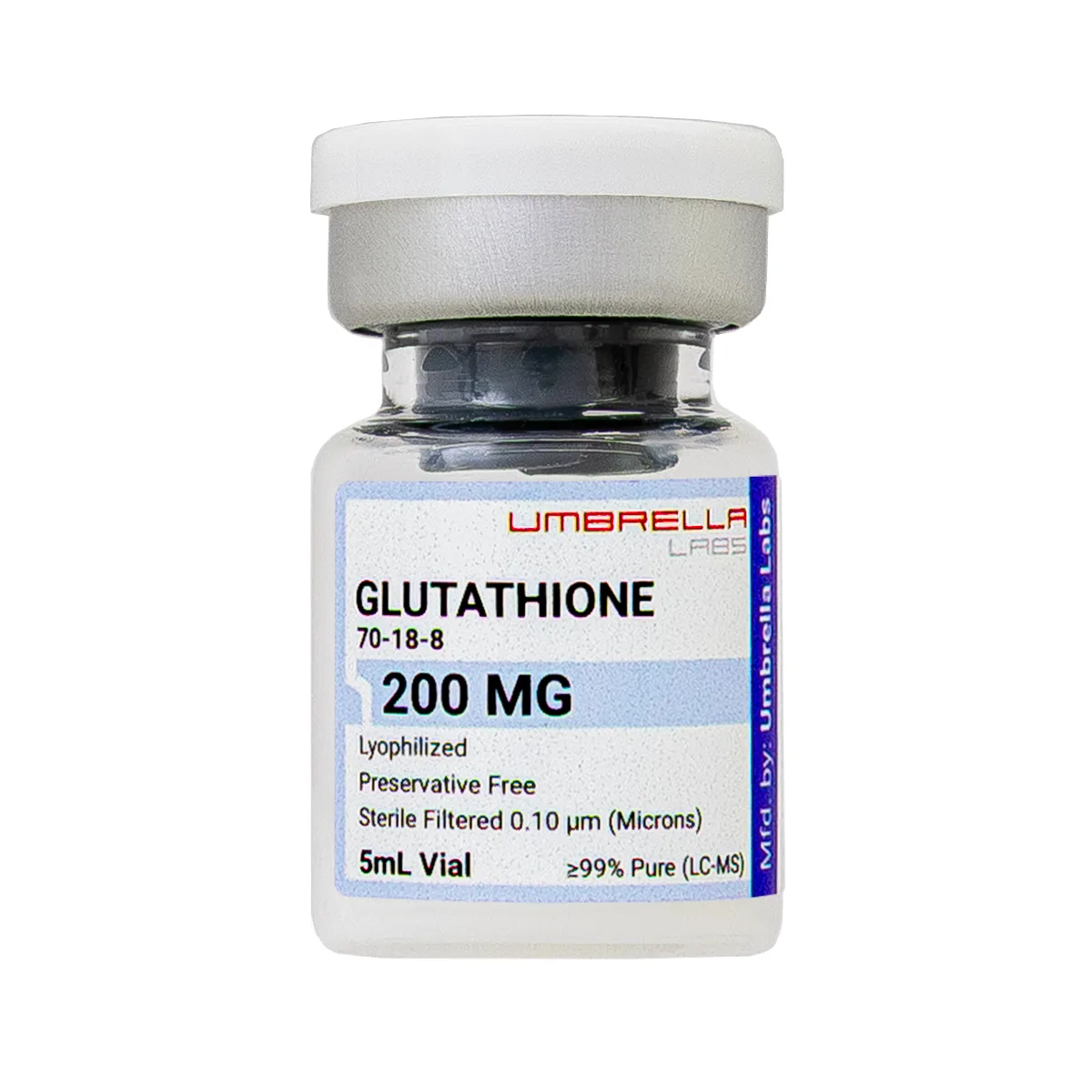 Glutathione vial 10 Glutathione vial from Umbrella Labs, view 10