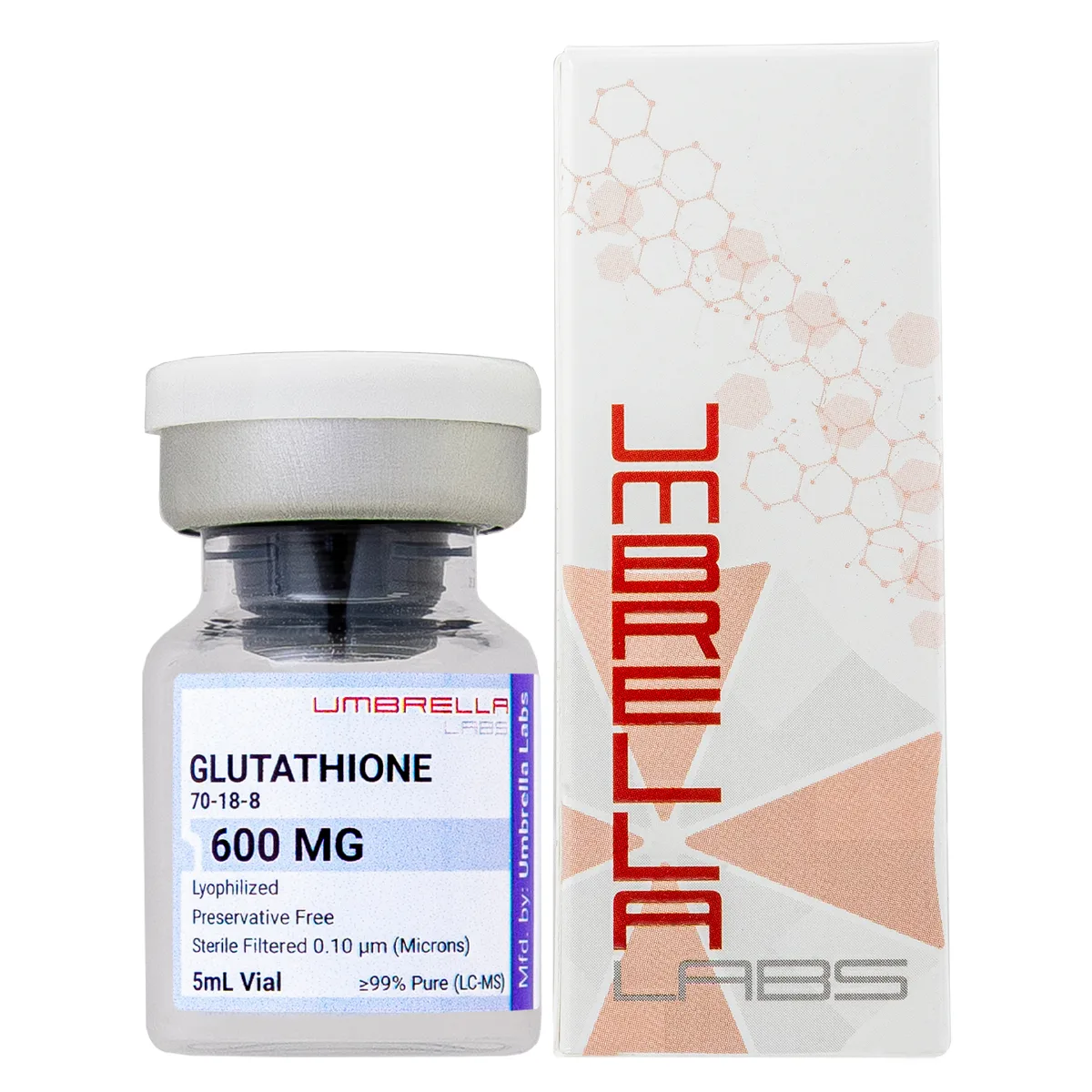 Glutathione vial 5 Glutathione vial from Umbrella Labs, view 5