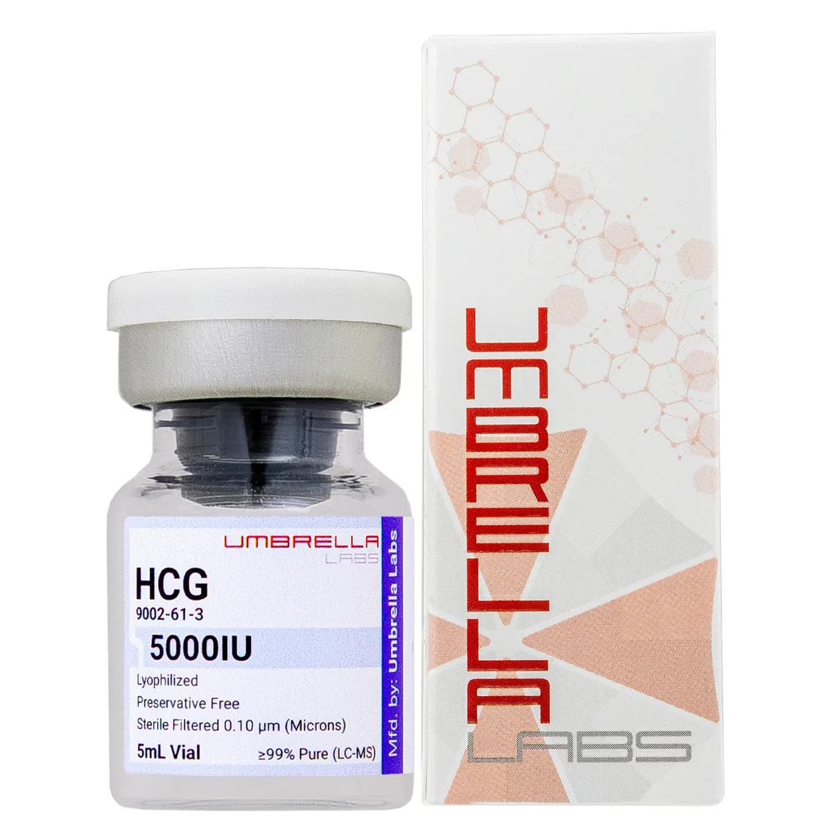 HCG peptide vial 1 HCG peptide vial from Umbrella Labs