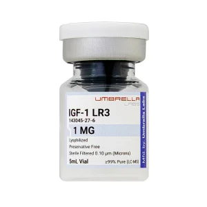 IGF-1 LR3 peptide vial from Umbrella Labs