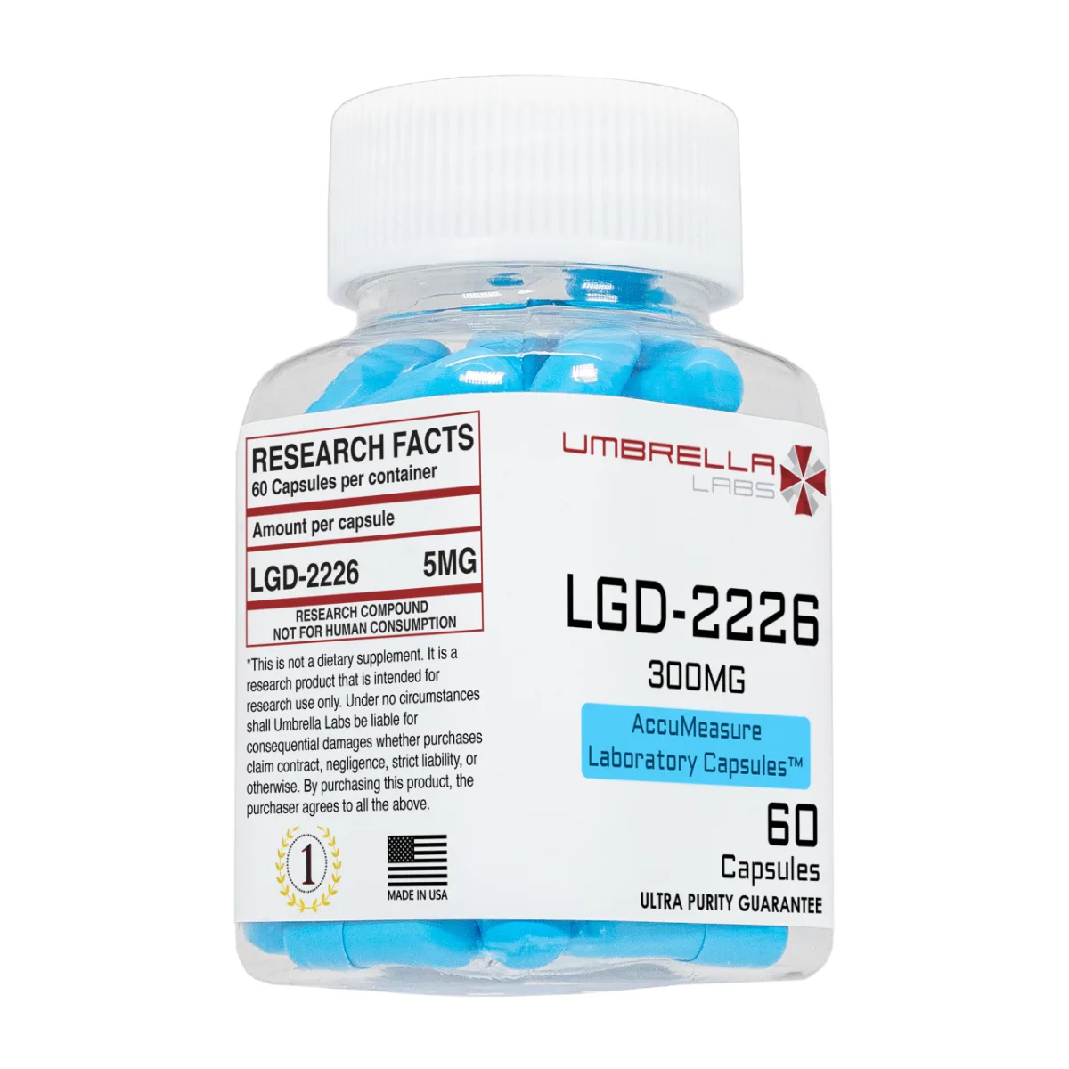 LGD-2226 capsules, 60 x 5mg 2 LGD-2226 capsules from Umbrella Labs, view 2