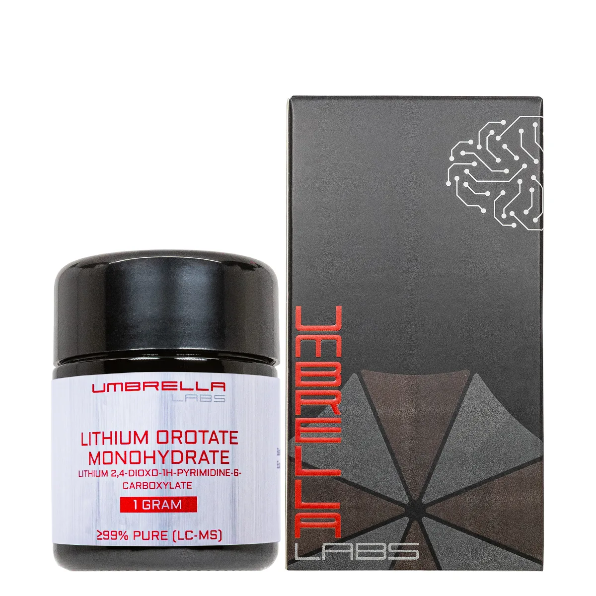 Lithium orotate powder, 1g 1 Lithium orotate powder from Umbrella Labs