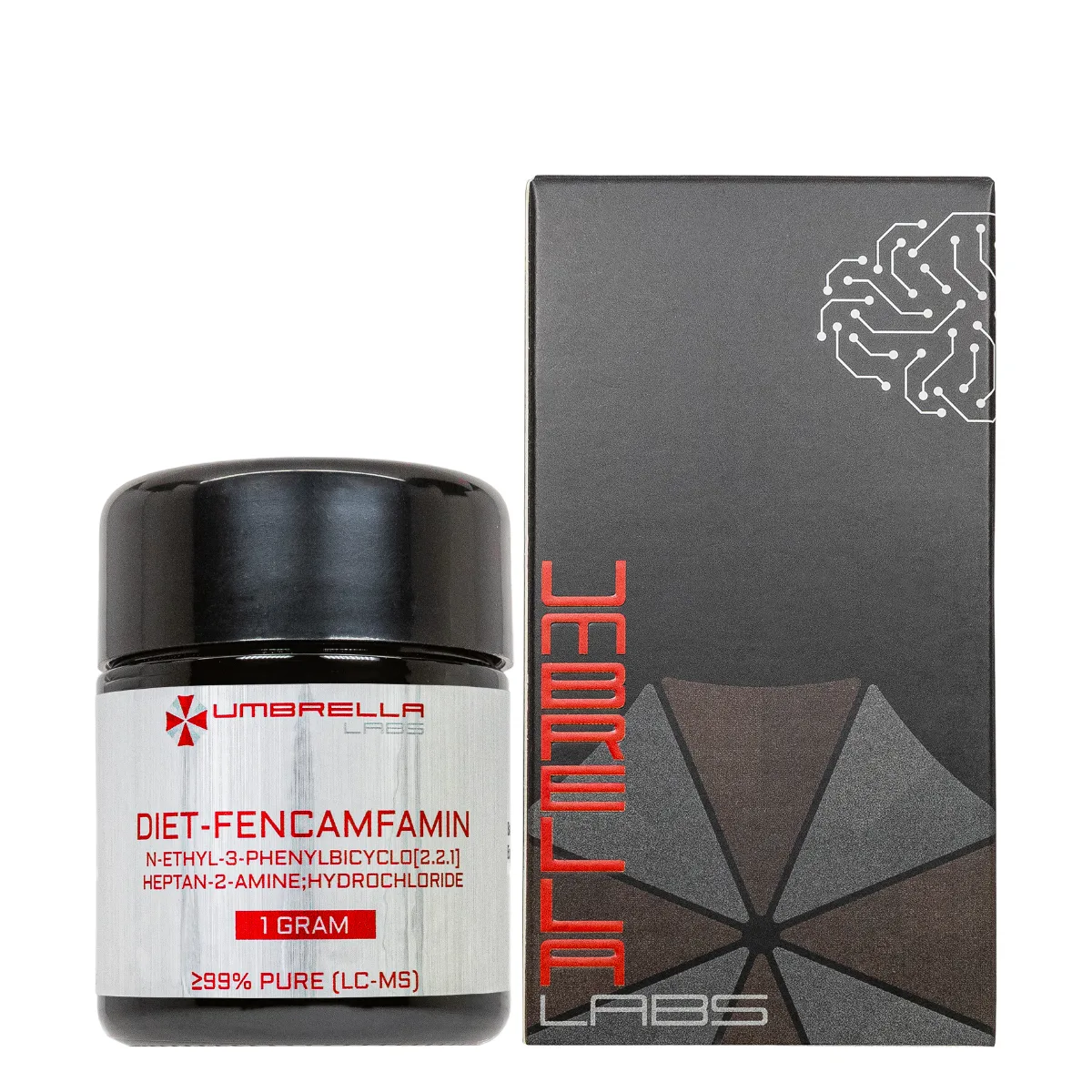 N,N-diethyl fencamfamine powder, 1g 1 N,N-diethyl fencamfamine powder from Umbrella Labs