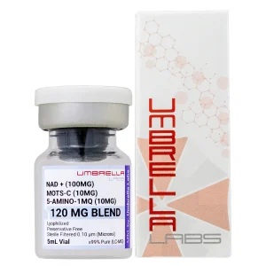 NAD+, MOTS-c and 5-amino-1MQ peptide blend from Umbrella Labs