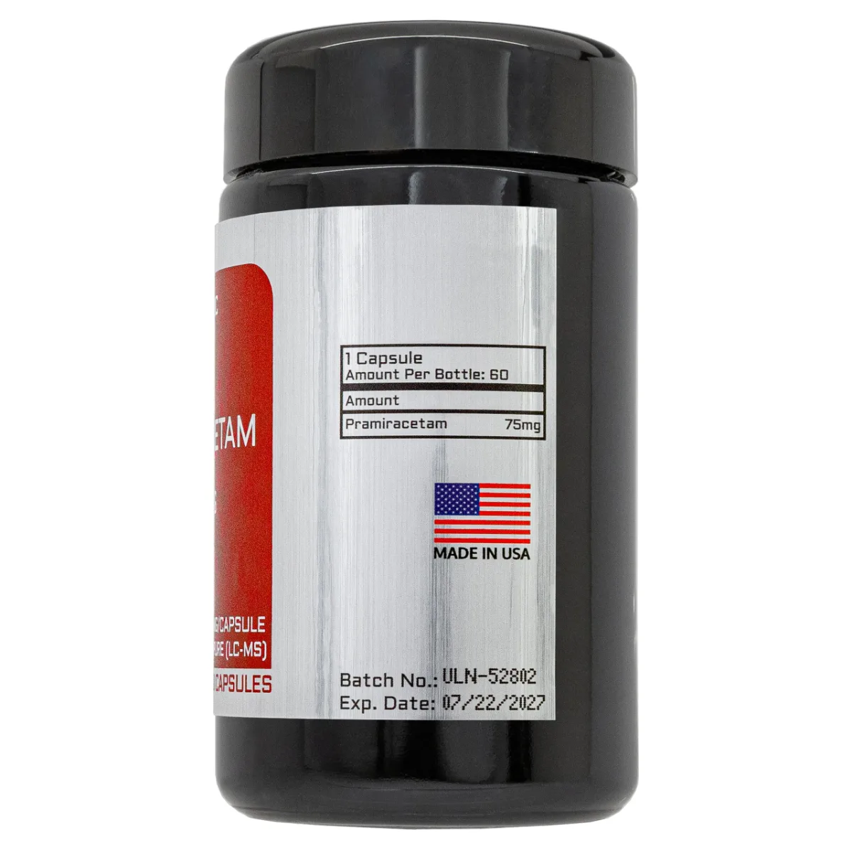 Pramiracetam capsules, 60 x 75mg 3 Pramiracetam capsules from Umbrella Labs, view 3