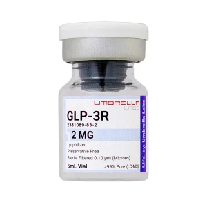 Retatrutide peptide vial from Umbrella Labs