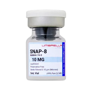 SNAP-8 peptide vial from Umbrella Labs