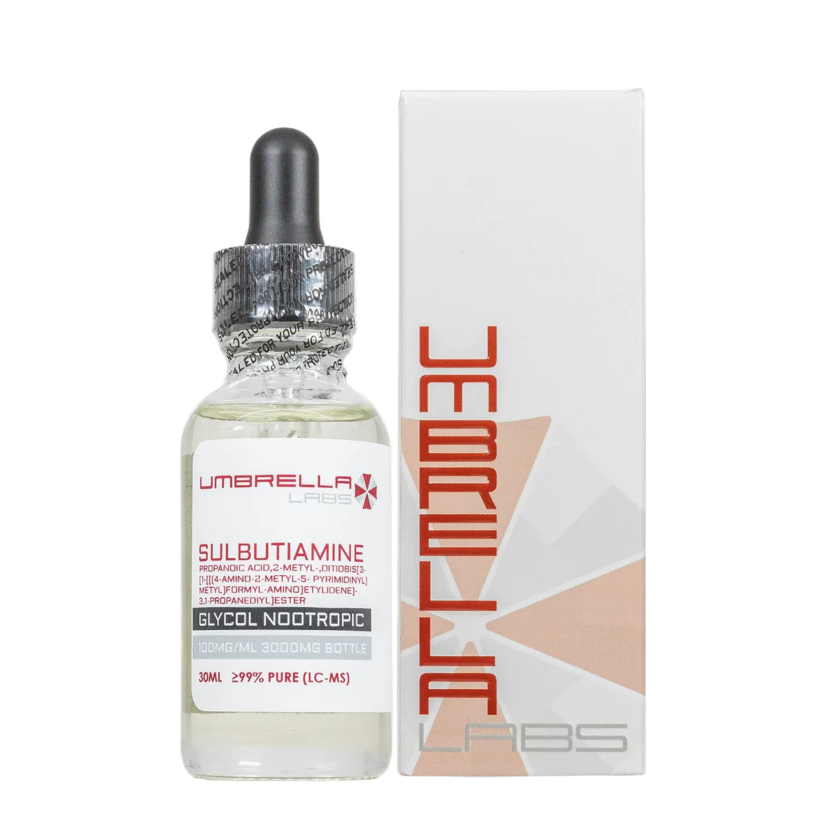 Sulbutiamine liquid, 100mg/mL 1 Sulbutiamine liquid from Umbrella Labs