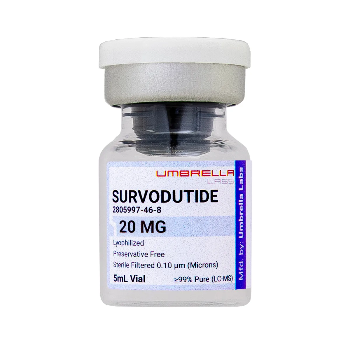 Survodutide peptide vial 1 Survodutide peptide vial from Umbrella Labs