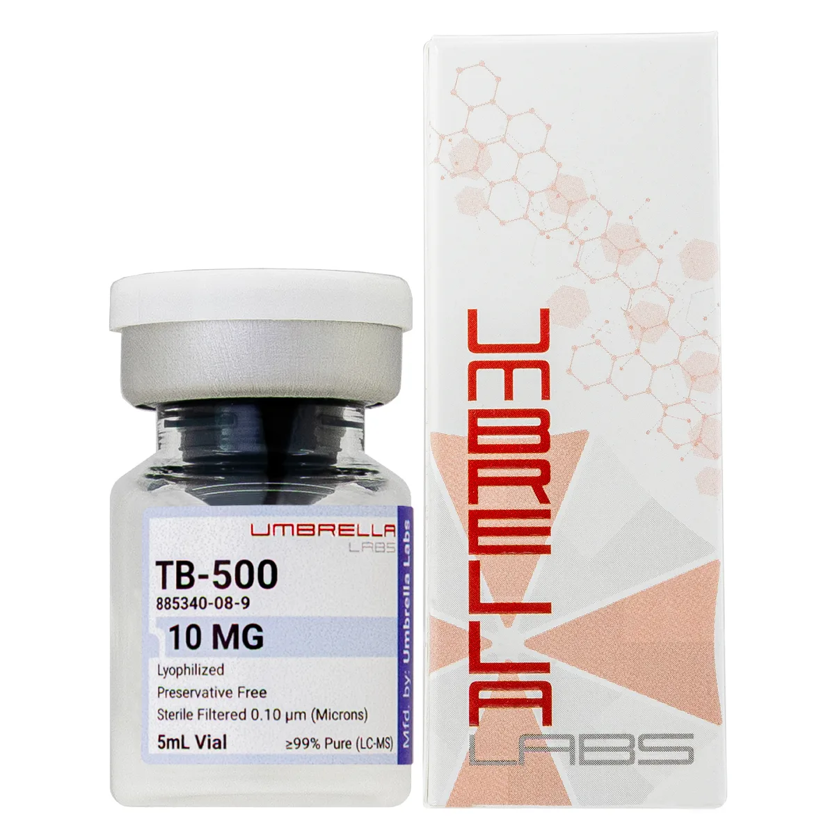 TB-500 peptide vial 2 TB-500 peptide vial 2 from Umbrella Labs, view 2
