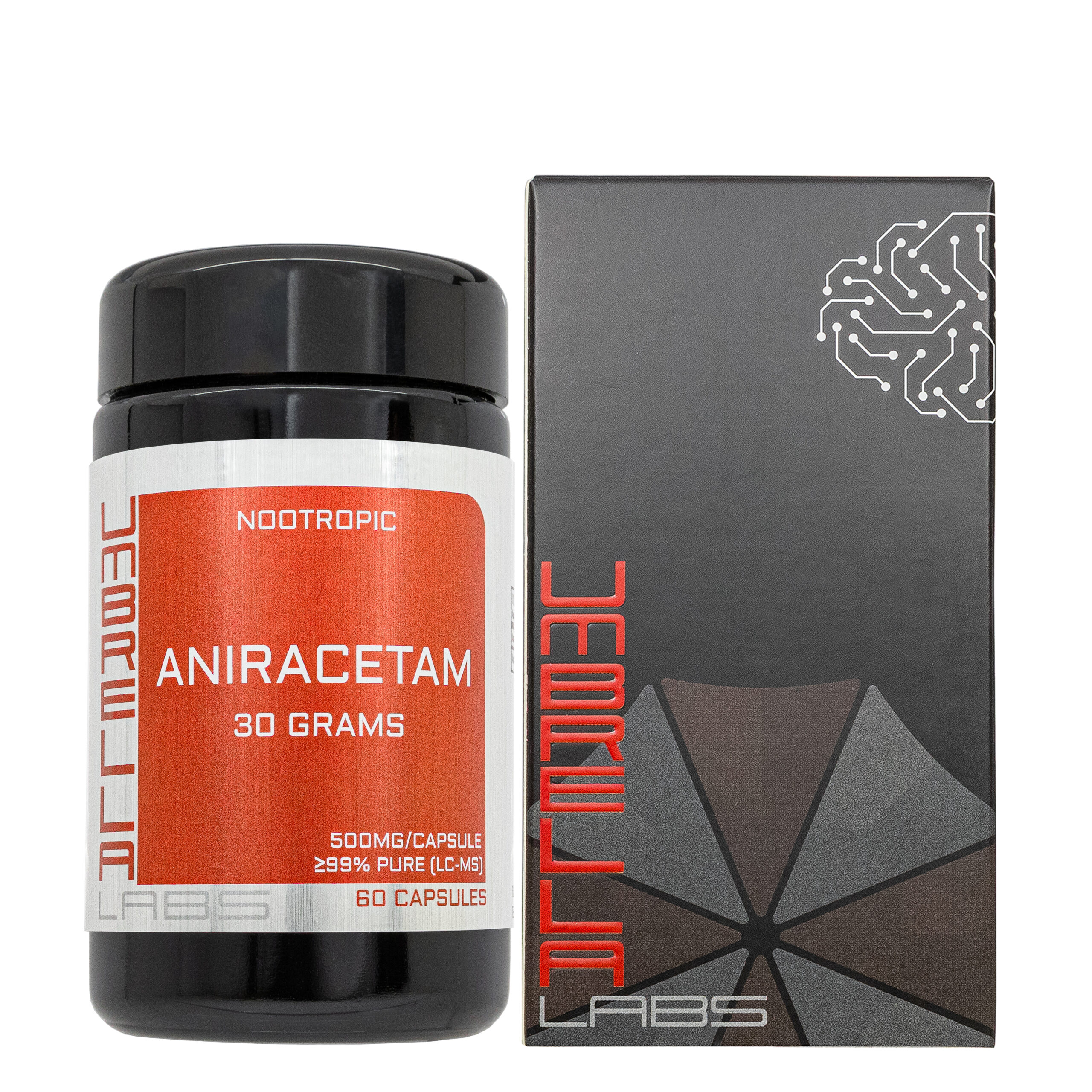 Aniracetam capsules, 60 x 500mg